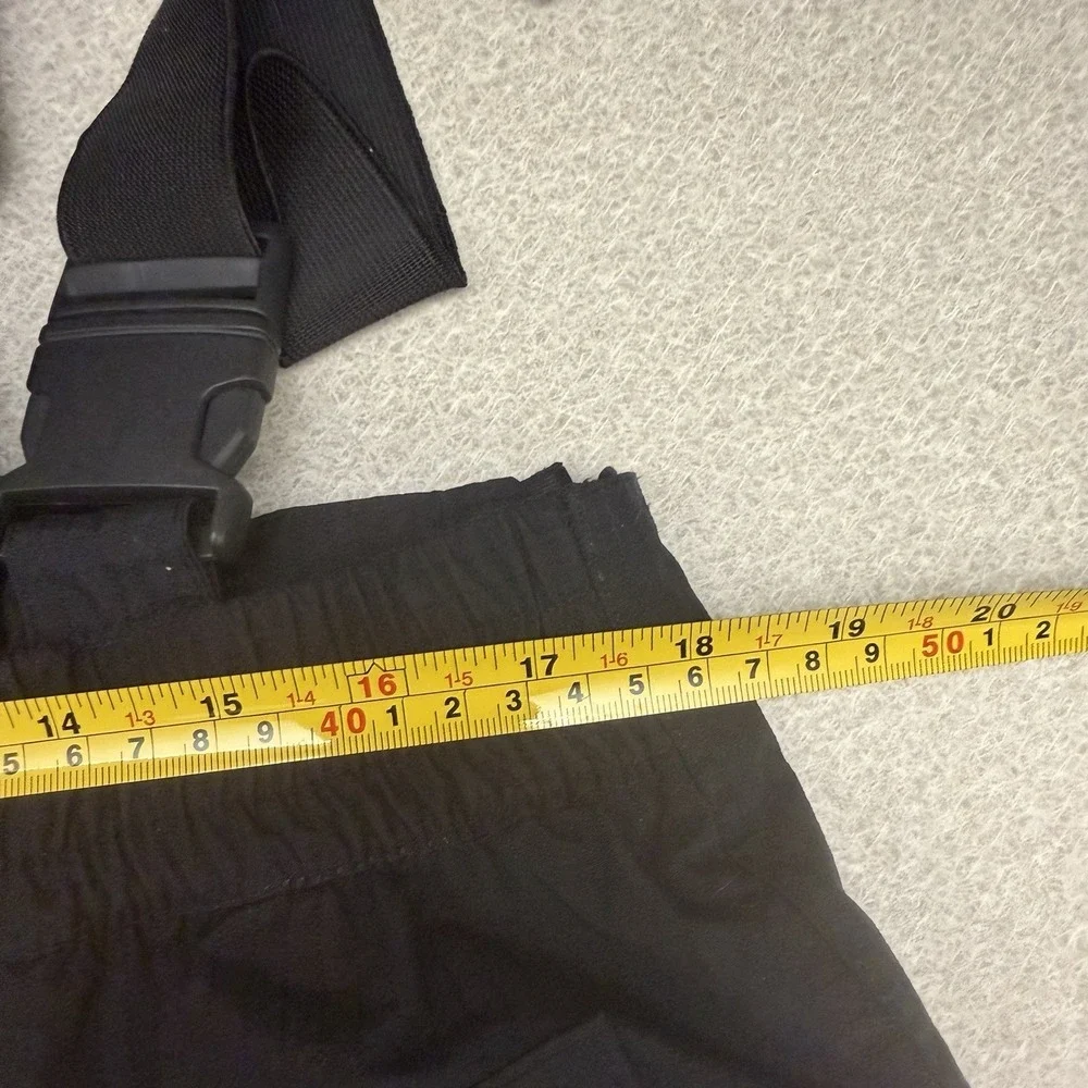 North Face Mens XL GoreTex Black Ski Snow Bibs Bib Snowboard Snowsuit Pants Suit
